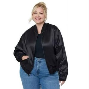 Edited By Remi Bader Women's Black Bomber Jacket